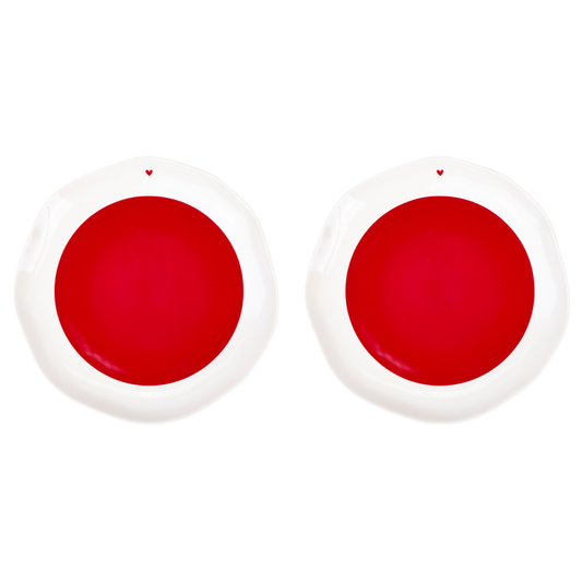 Piatto piano Cuore set 2 pz.