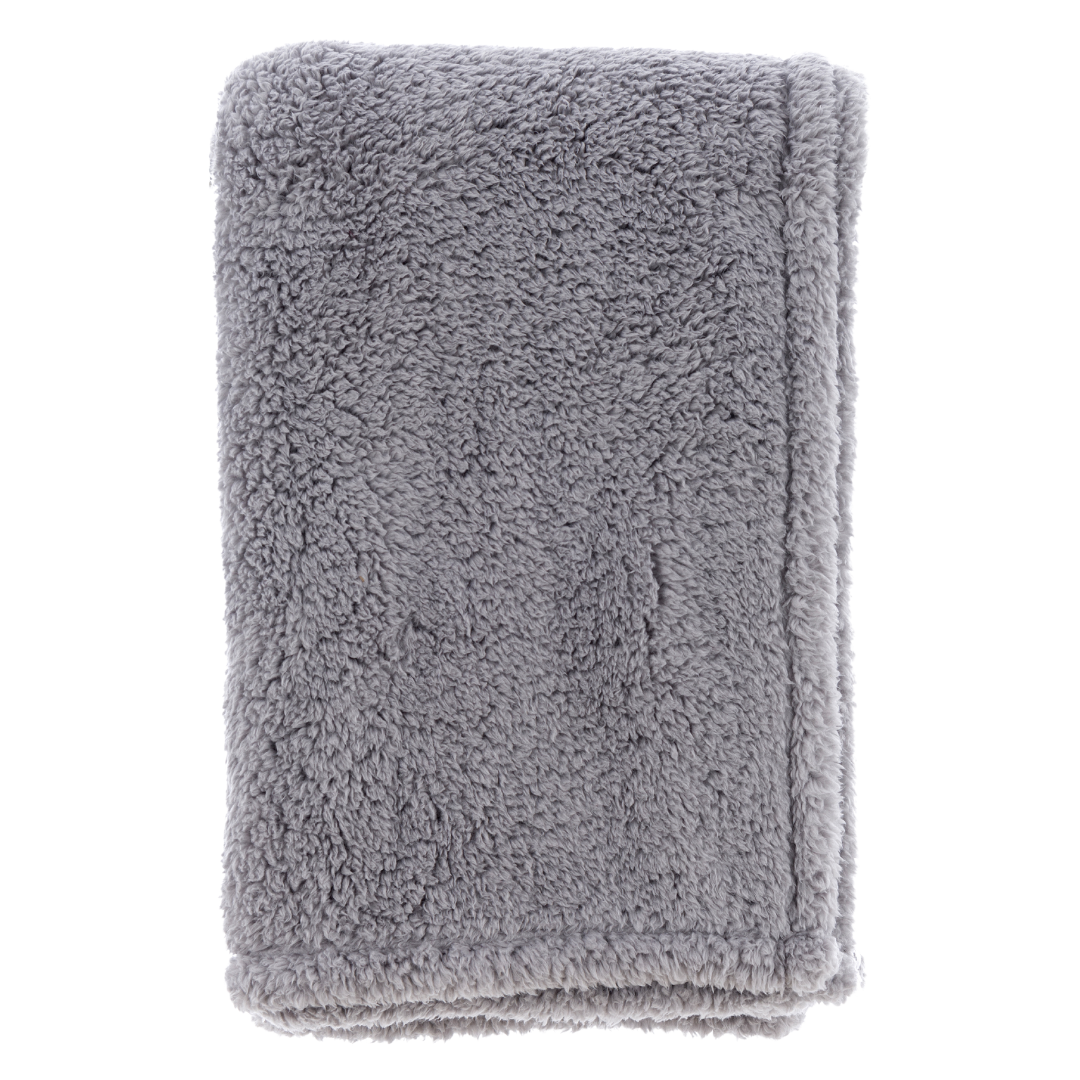 Plaid Sherpa grigio