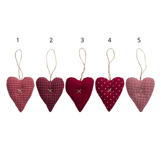 Decorazione Cuore Natale Nostalgico