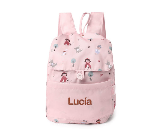 Zaino piccolo Tela Little Red  Personalizzabile