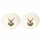 Set 2 Piatti fondi Cervo