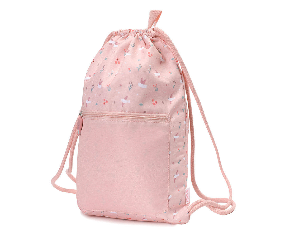 Sacca-Zaino Impermeabile Blossom Birds Personalizzabile