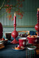 Candeliere Metal Sphere Dark Red