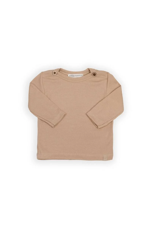 Shirt con apertura spalle - Mocha Sand