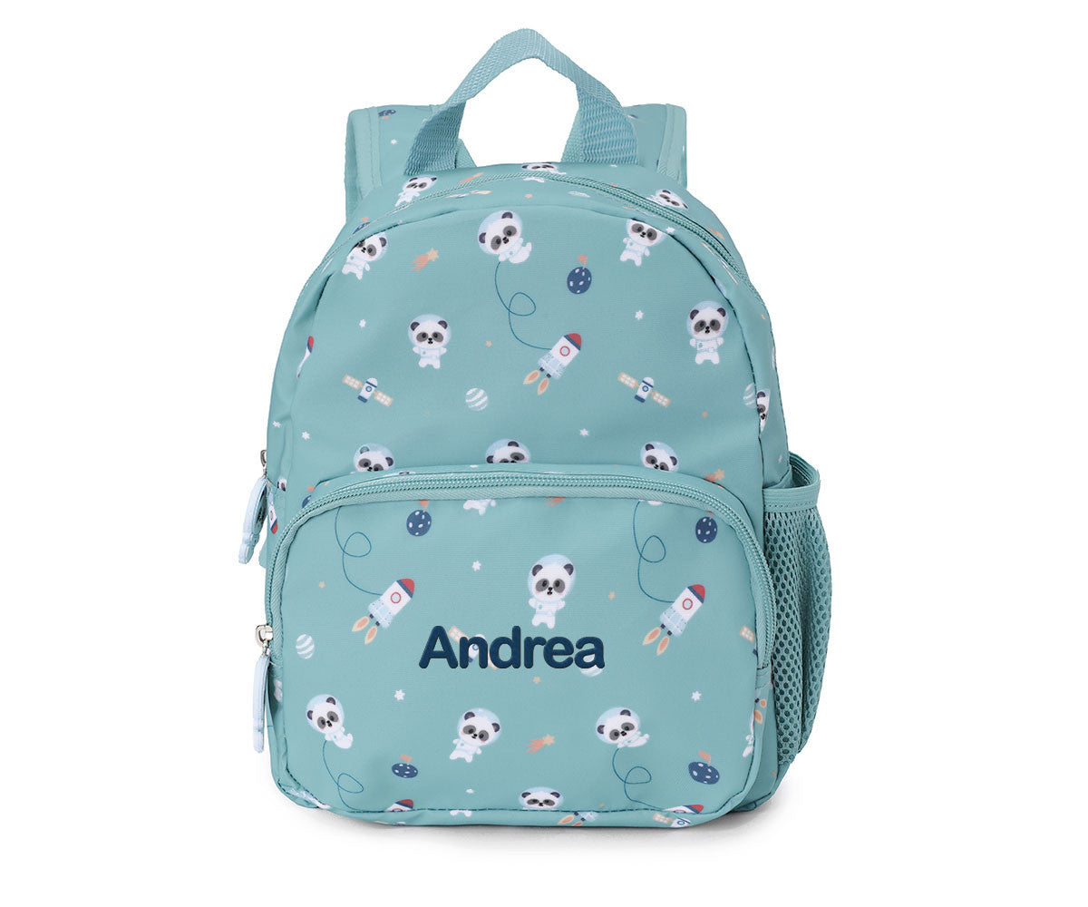 Zainetto Pandas in Space Personalizzabile