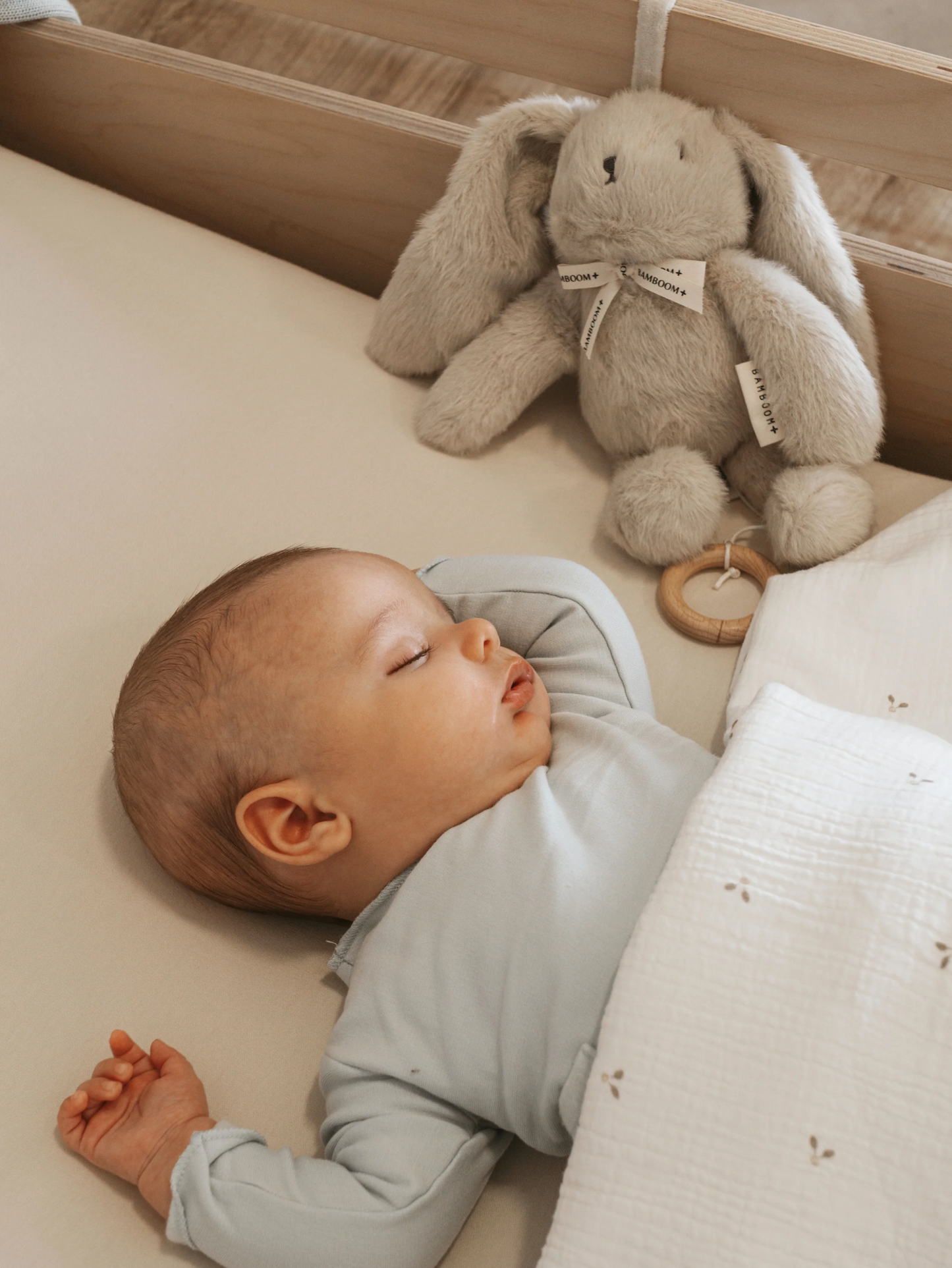 Carillon peluche coniglietto - Warm Grey