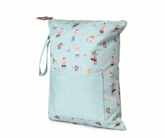 Borsa impermeabile Grande The Three Little Pigs Personalizzabile