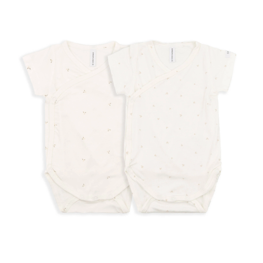 Confezione Body maniche corte Print- 2pz - Heart Mix