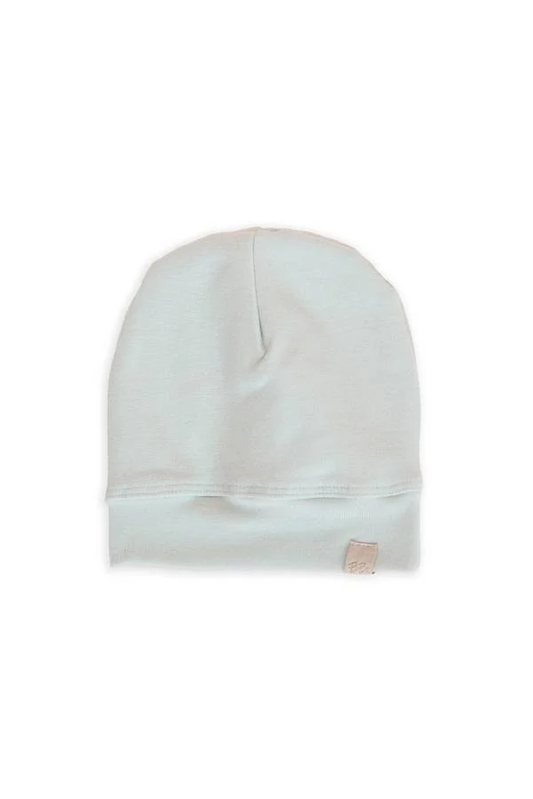 Cappellino con bordo - Blu Blush