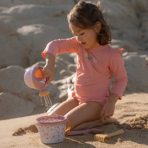 Set Spiaggia Secchiello Pink Flowers