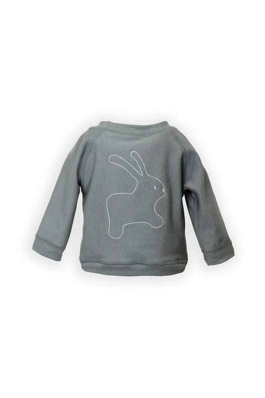 Maglia con ricamo coniglio - Midnight Blu