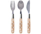 Set Posate Personalizzabili Pois Caramello