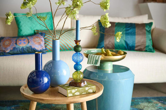 Vaso metal Medium Light Blue