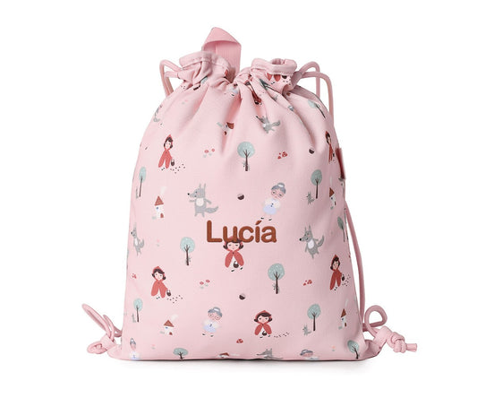 Sacca-zaino Tela Little Red  Personalizzabile