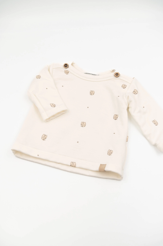 Shirt con apertura spalle - Print Squirrel