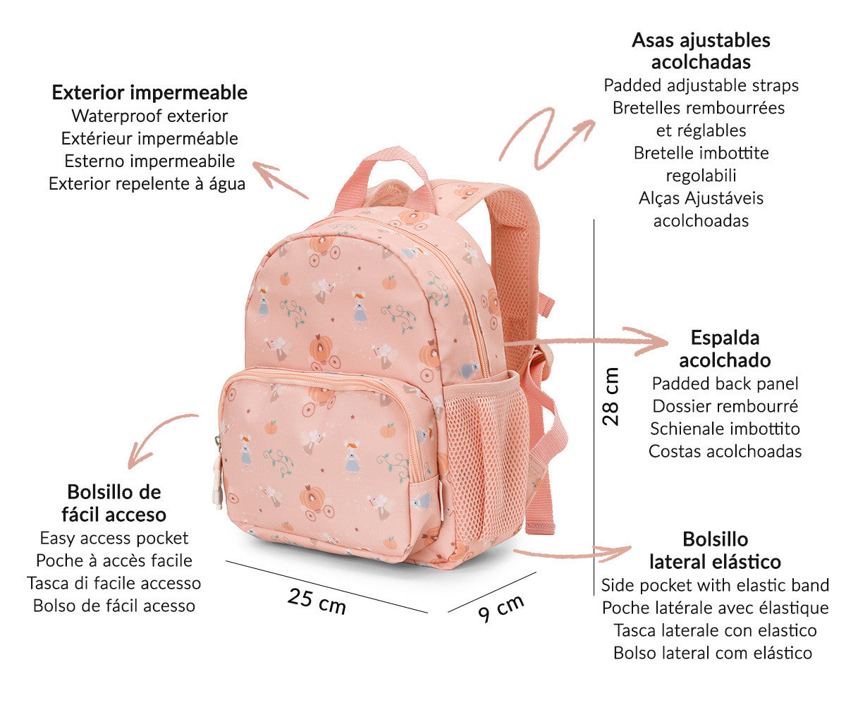 Zainetto Mouse Fairies Personalizzabile