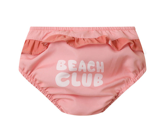Costume Contenitivo Volanti - Stripes Bloom & Blush