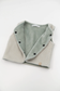 Gilet smanicato reversibile - Sky Grey