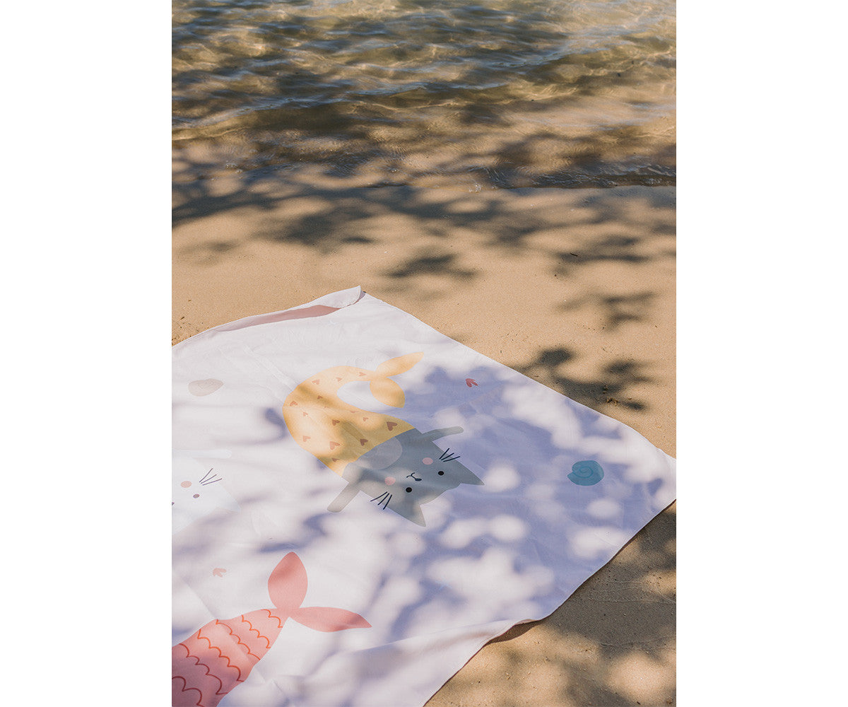 Telo Microfibra - Mermaid Cats