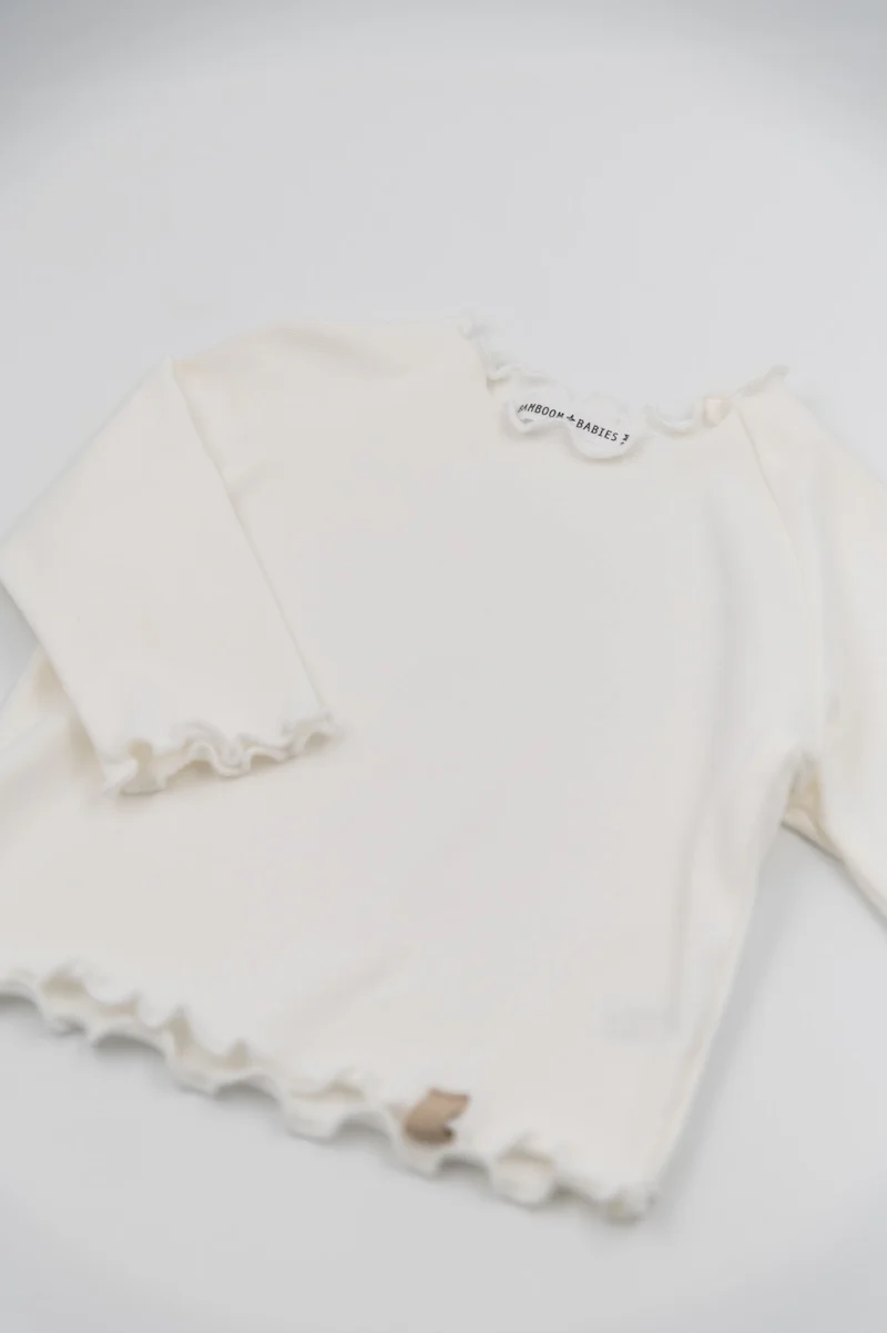 T-shirt maniche lunghe - Off White - 12/18M