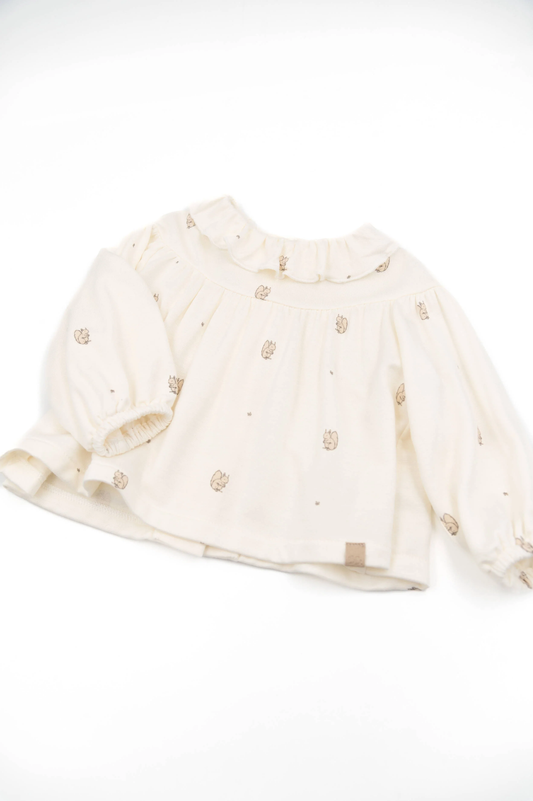 Camicia con colletto ampia - Print Squirrel