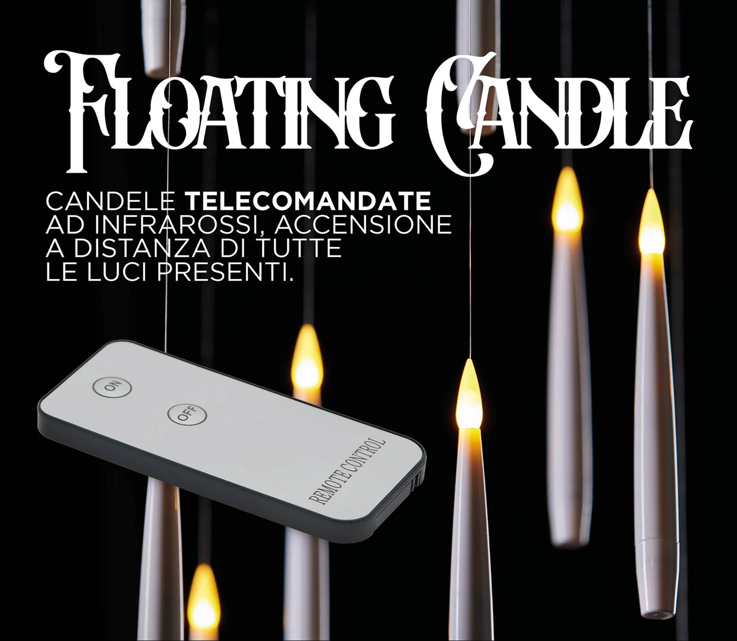 Candela Led da appendere 10 pz