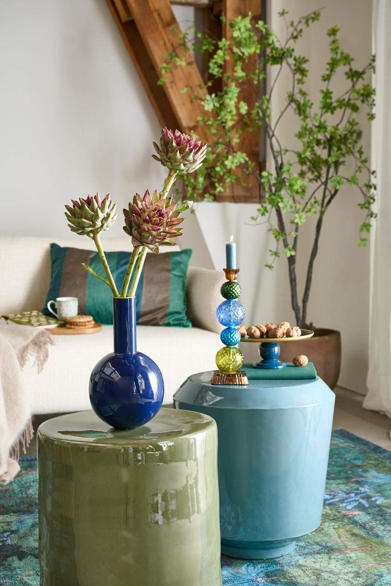 Vaso metal Small Dark Blue
