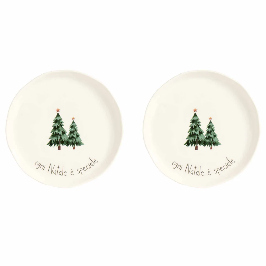Set 2 Piatti dessert Ogni Natale è speciale