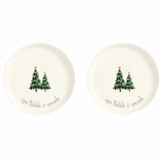 Set 2 Piatti dessert Ogni Natale è speciale