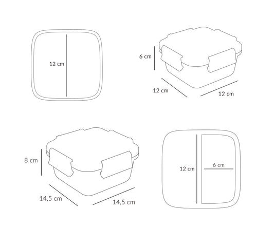 Lunch Box Grande Geometric Nature