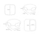 Lunch Box Grande Geometric Nature