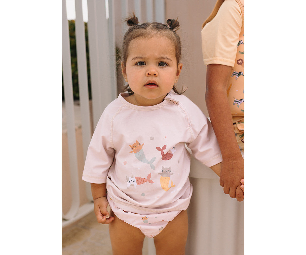 T-Shirt Nuoto Protezione Solare - Marmeid Cats