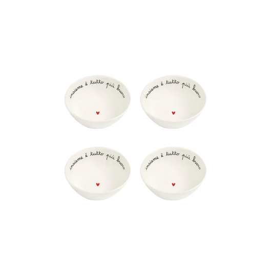 Set 4 coppette Insieme è tutto più buono