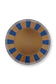 Vaso metal Stripes Navy Gold