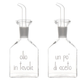 Set 2 bottiglie Un pò di aceto - Olio in tavola