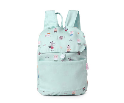 Zaino piccolo Tela The Three Little Pigs Personalizzabile