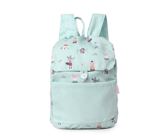 Zaino piccolo Tela The Three Little Pigs Personalizzabile