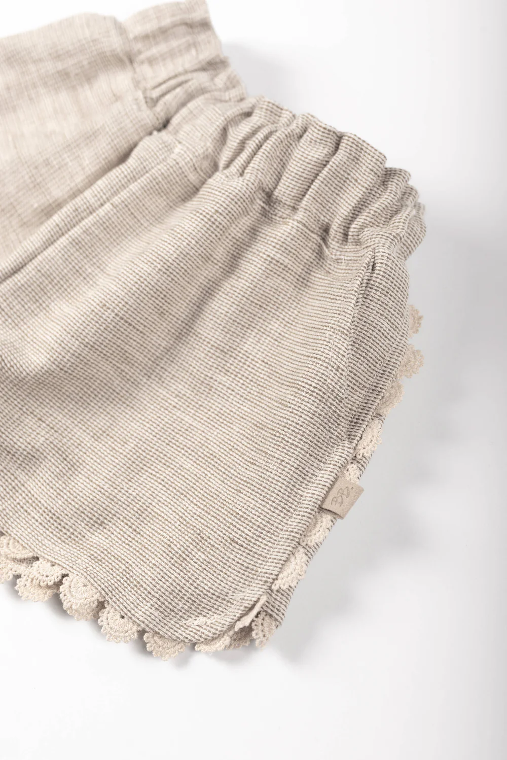 Shorts bimba con bordino - Mustard Sabbia - 18/24M