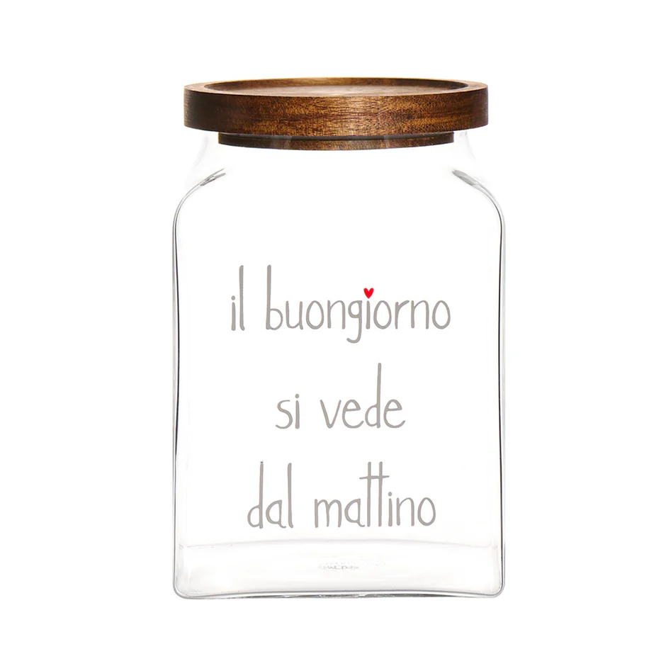 Barattolo Il buongiorno si vede dal mattino