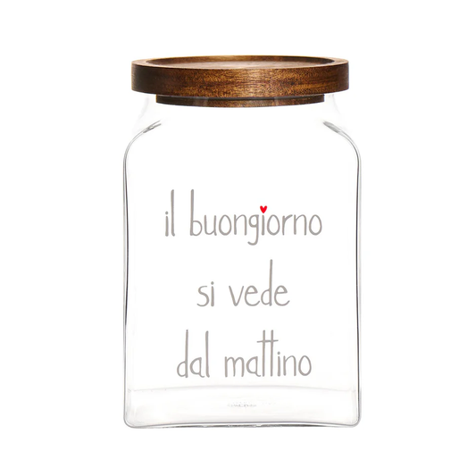 Barattolo Il buongiorno si vede dal mattino