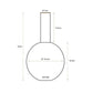 Vaso metal Medium Pink