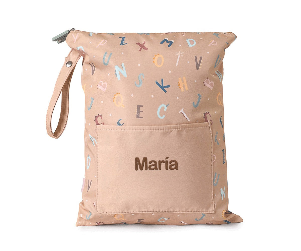 Borsa impermeabile Grande Funny Letters Personalizzabile