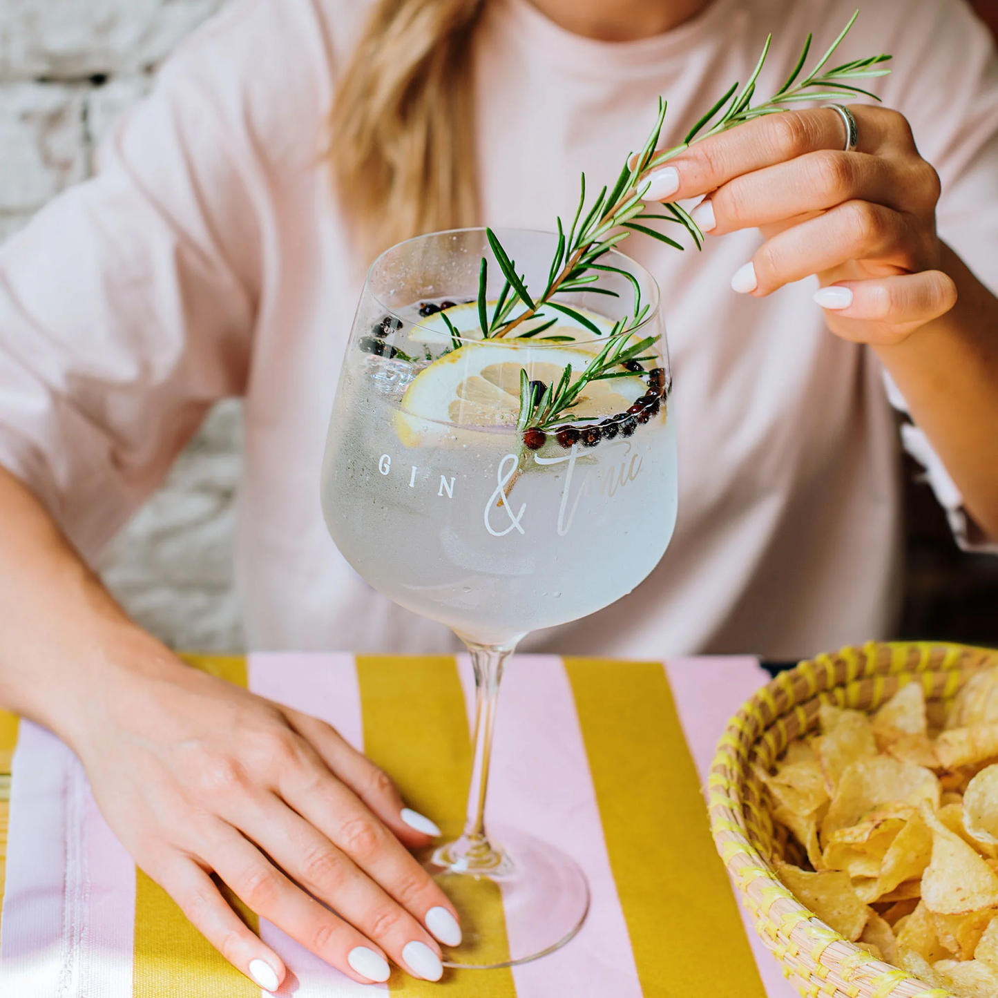 Set 2 calici cocktail Gin & Tonic