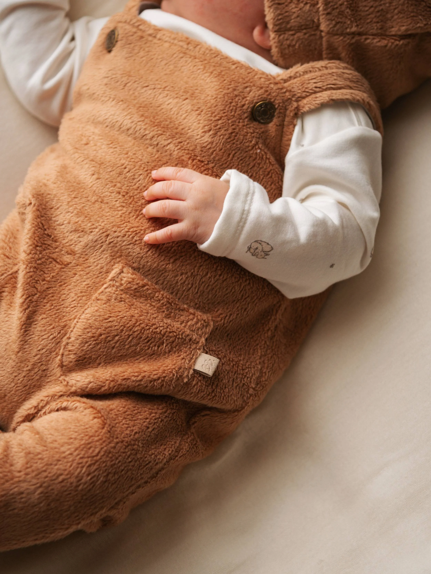Tutina Salopette Teddy - Tan Camel