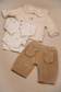 Pants curderoy ampio - Mocha Sand