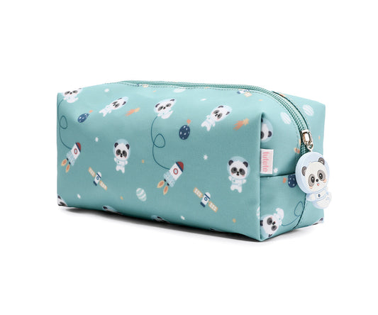 Astuccio Scuola Pandas in Space Personalizzabile