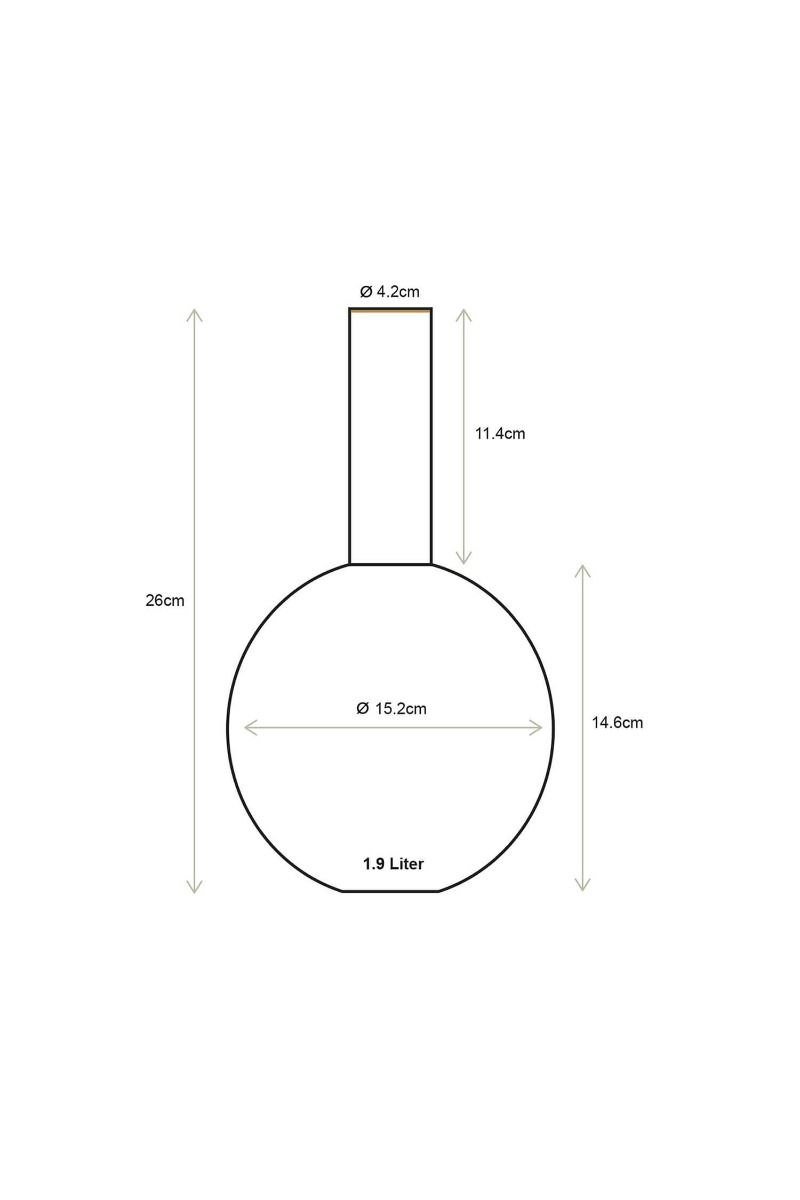 Vaso metal Small Dark Blue