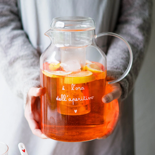 Caraffa con portaghiaccio E' l'ora dell'aperitivo