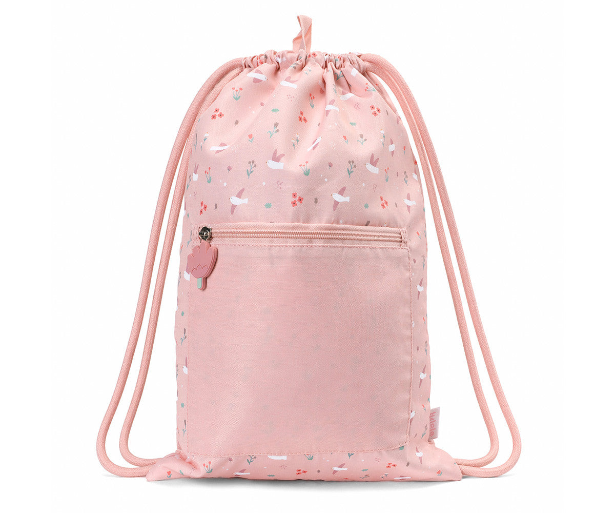 Sacca-Zaino Impermeabile Blossom Birds Personalizzabile