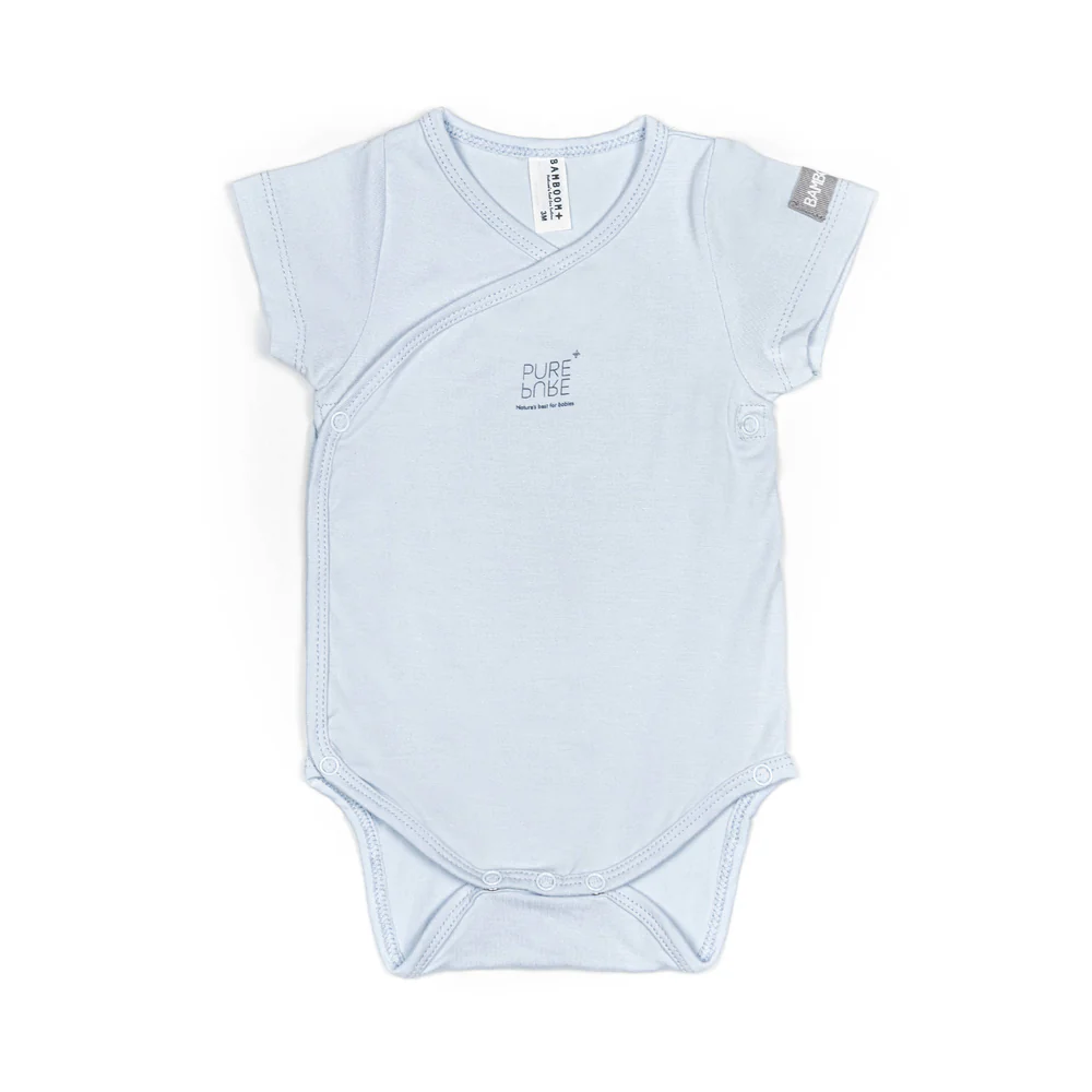 Body bimbo maniche corte - Azzurro